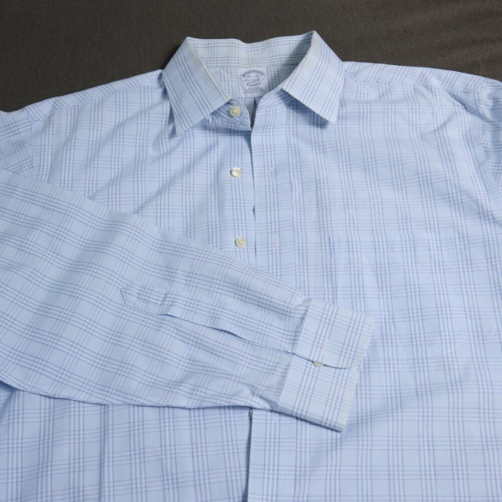 Brooks Brothers Dress Shirt - Size 16.5x35 - 100% Supima Cotton